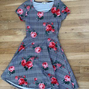 Plaid Floral Summery Dress